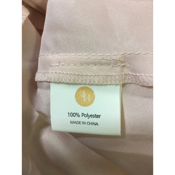 AW BRIDAL sz 8 M pink blush Gwyneth chiffon bridesmaid party maxi dress NEW b161 - Picture 5 of 7